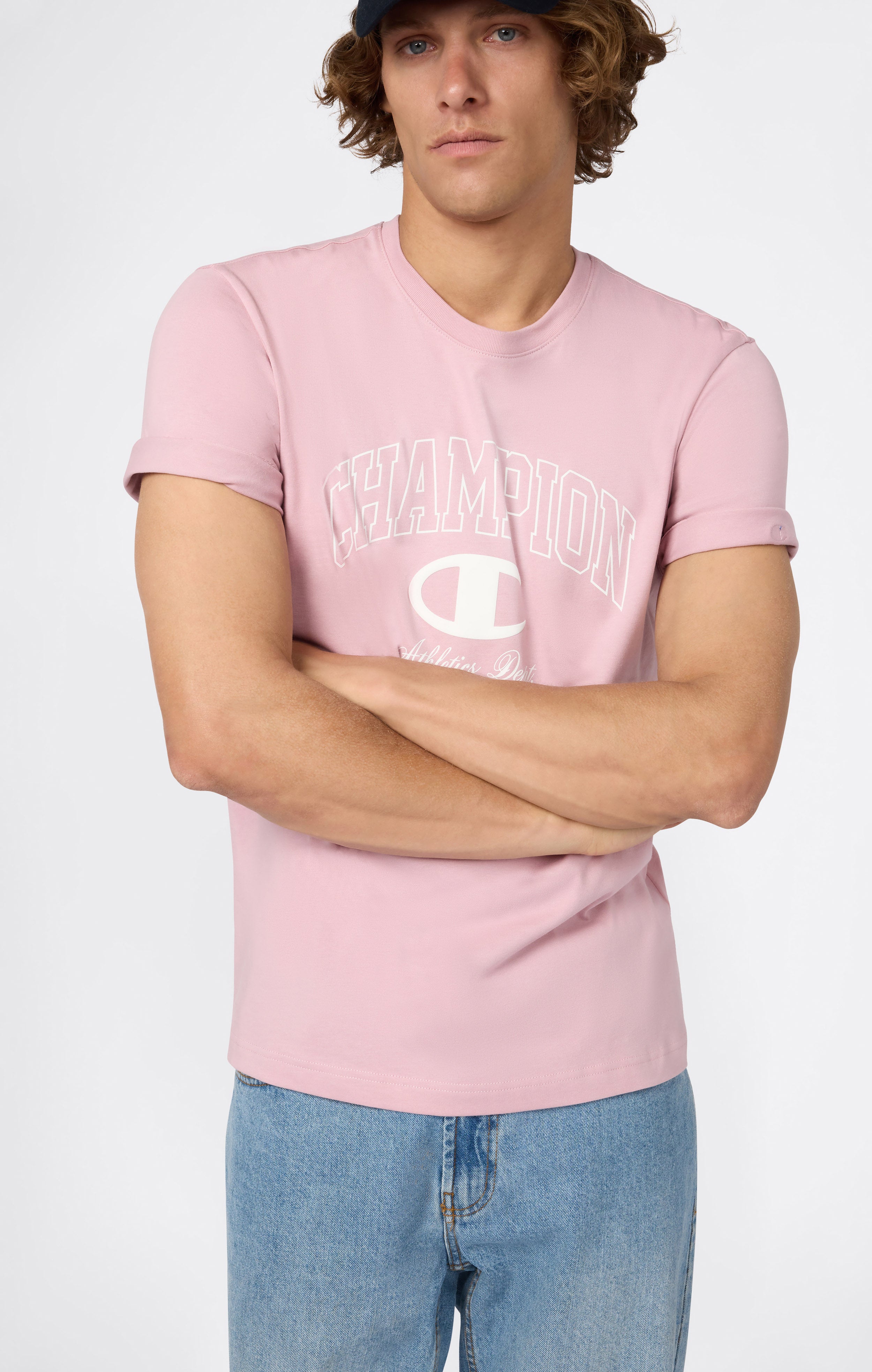 Camiseta con Cuello Redondo para Hombre Street Varsity