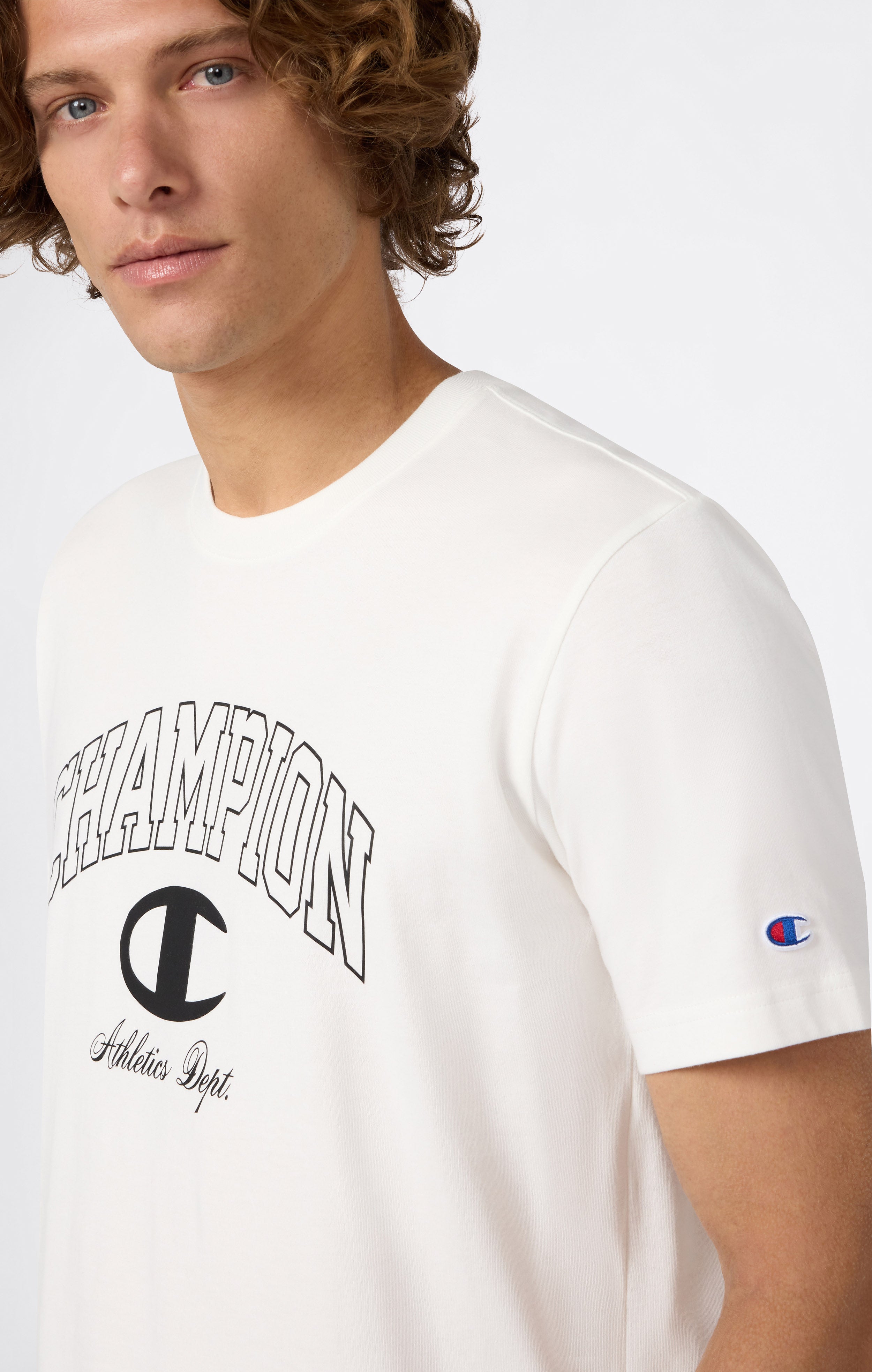T-shirt Girocollo da Uomo Street Varsity