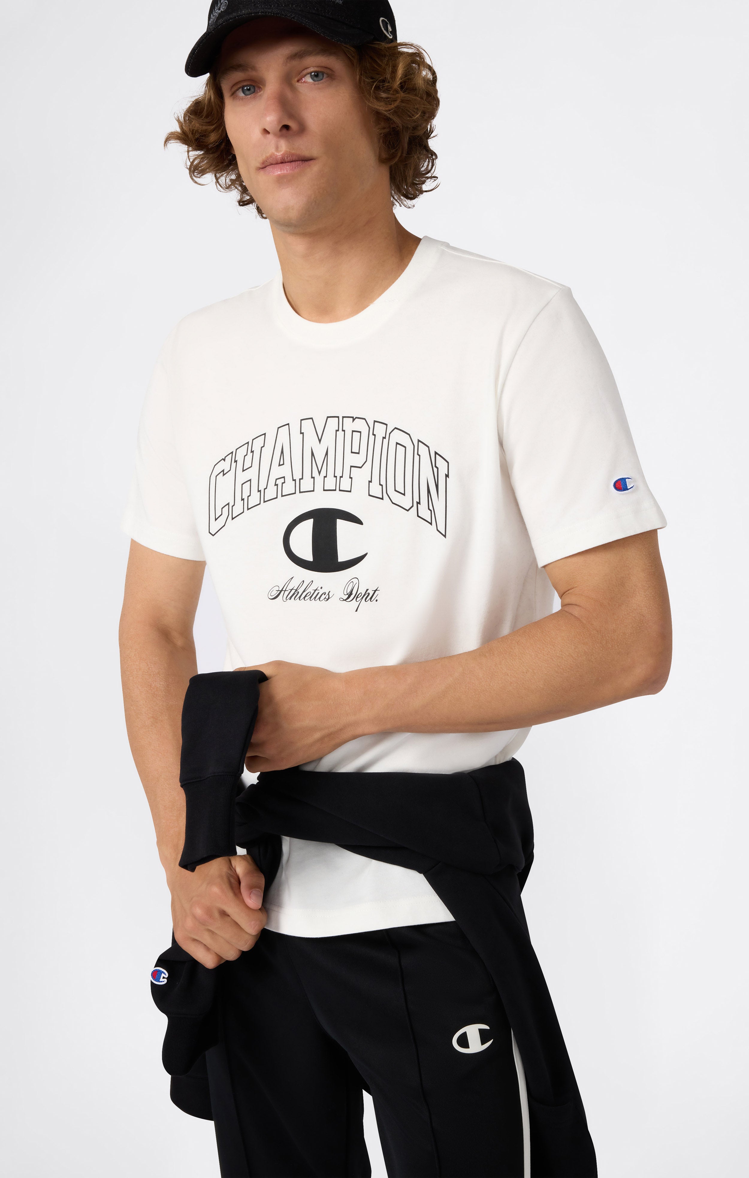 T-shirt Girocollo da Uomo Street Varsity