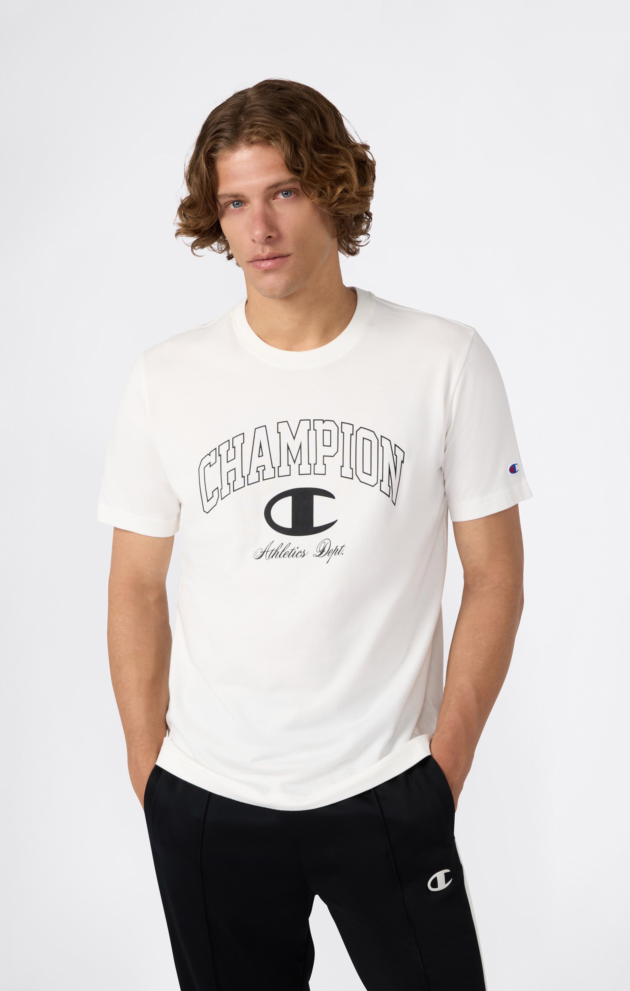 T-shirt Girocollo da Uomo Street Varsity