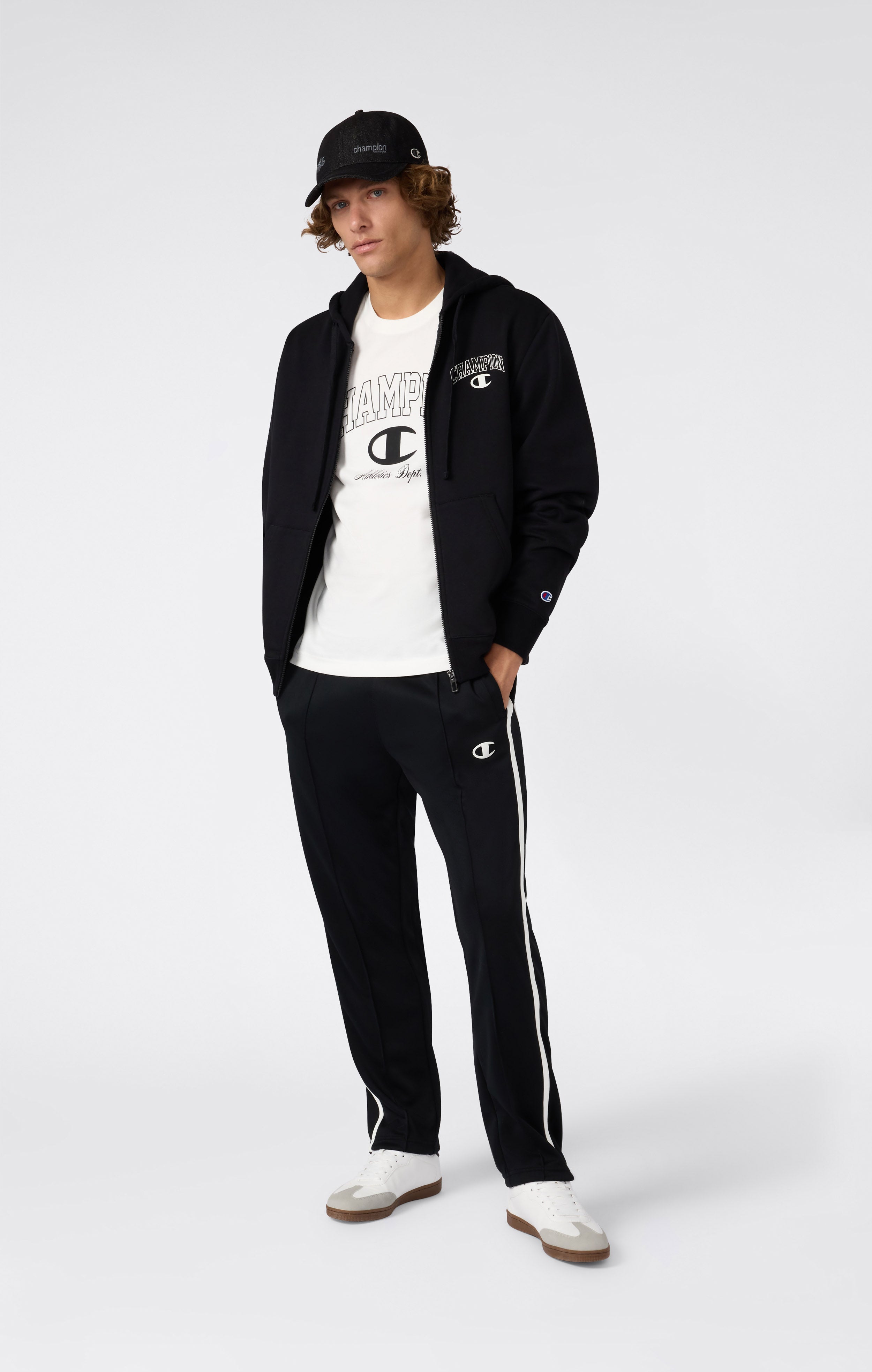 T-shirt Girocollo da Uomo Street Varsity