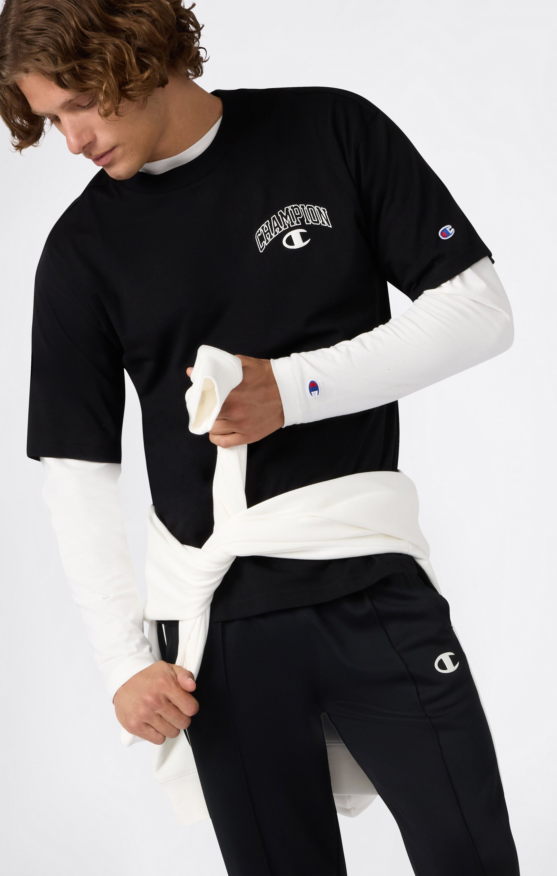 T-Shirt mit Rundhalsausschnitt für Herren Street Varsity