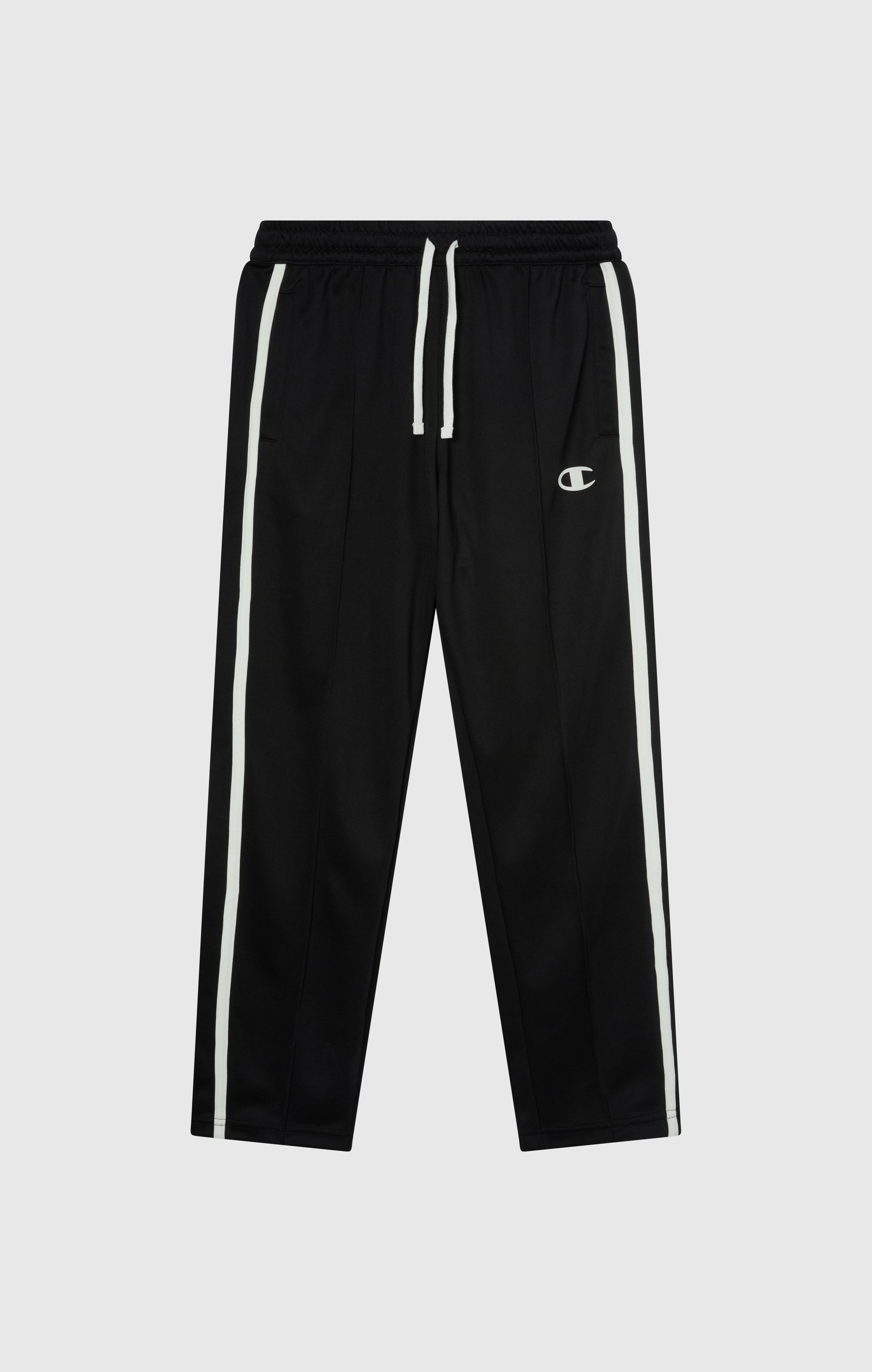 Men's Straight Hem Track Pants Street Varsity Black state of play
