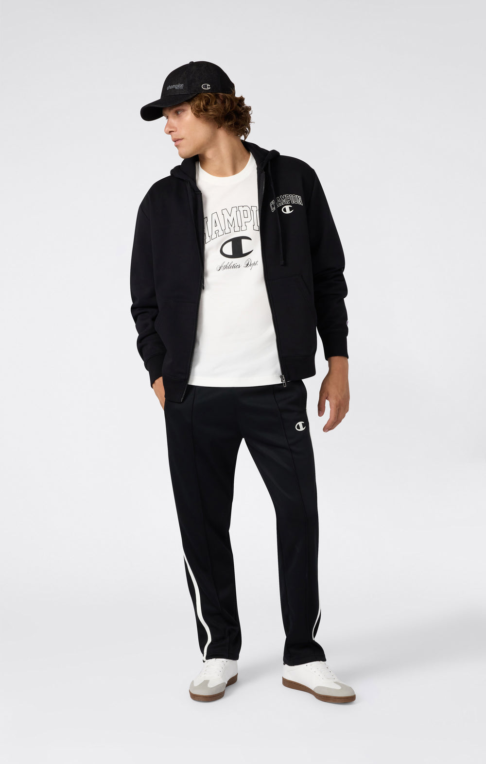 Pantalon de Survêtement Ourlet Droit pour Homme Street Varsity