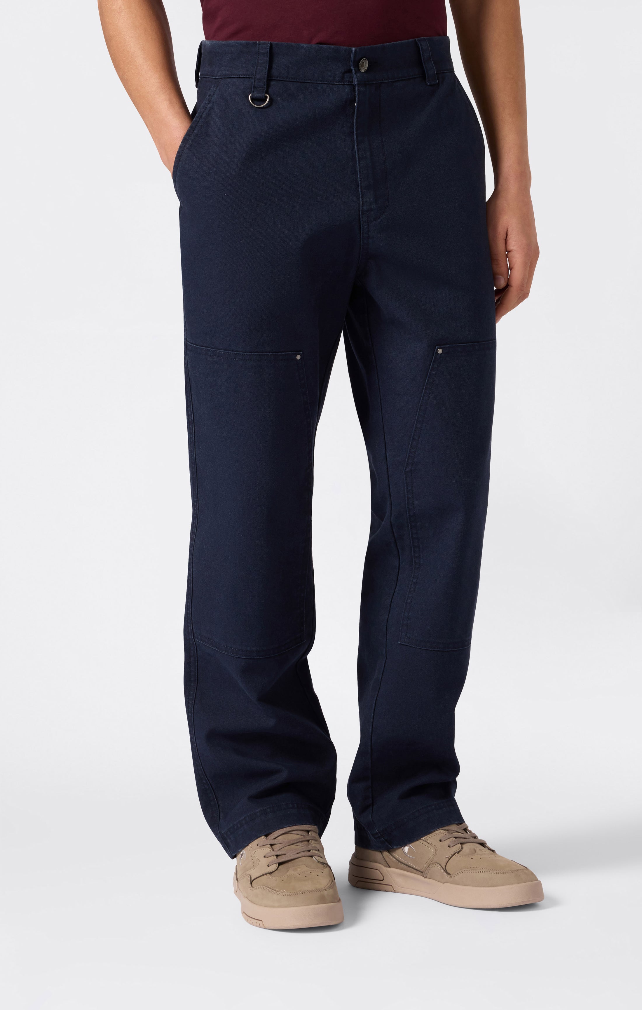 Pantalon en tissu à ourlet droit pour Homme