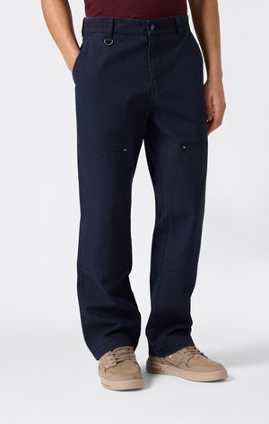 Pantalon en tissu à ourlet droit pour Homme