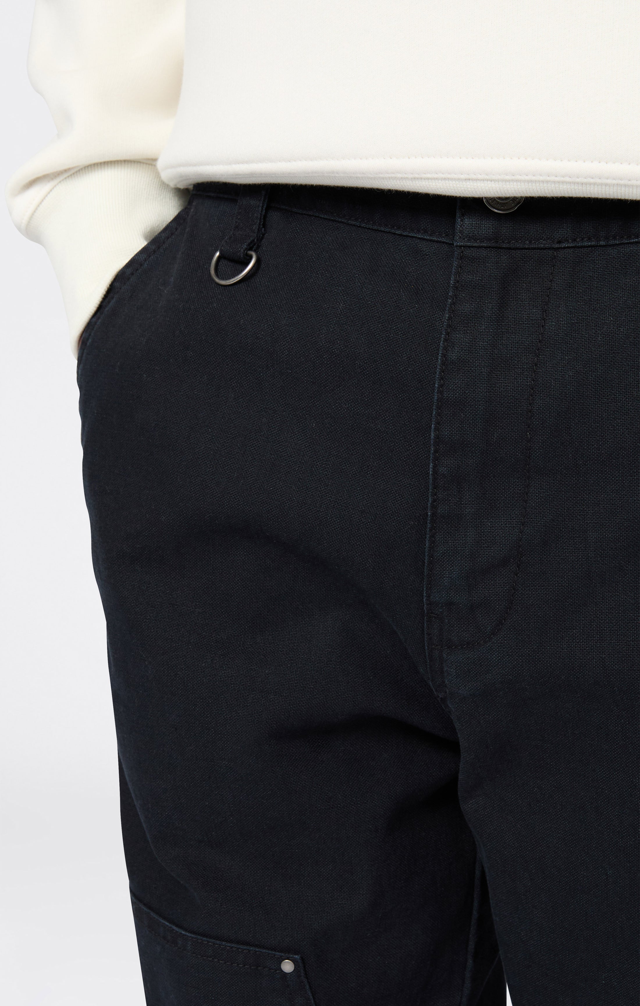 Pantalon en tissu à ourlet droit pour Homme