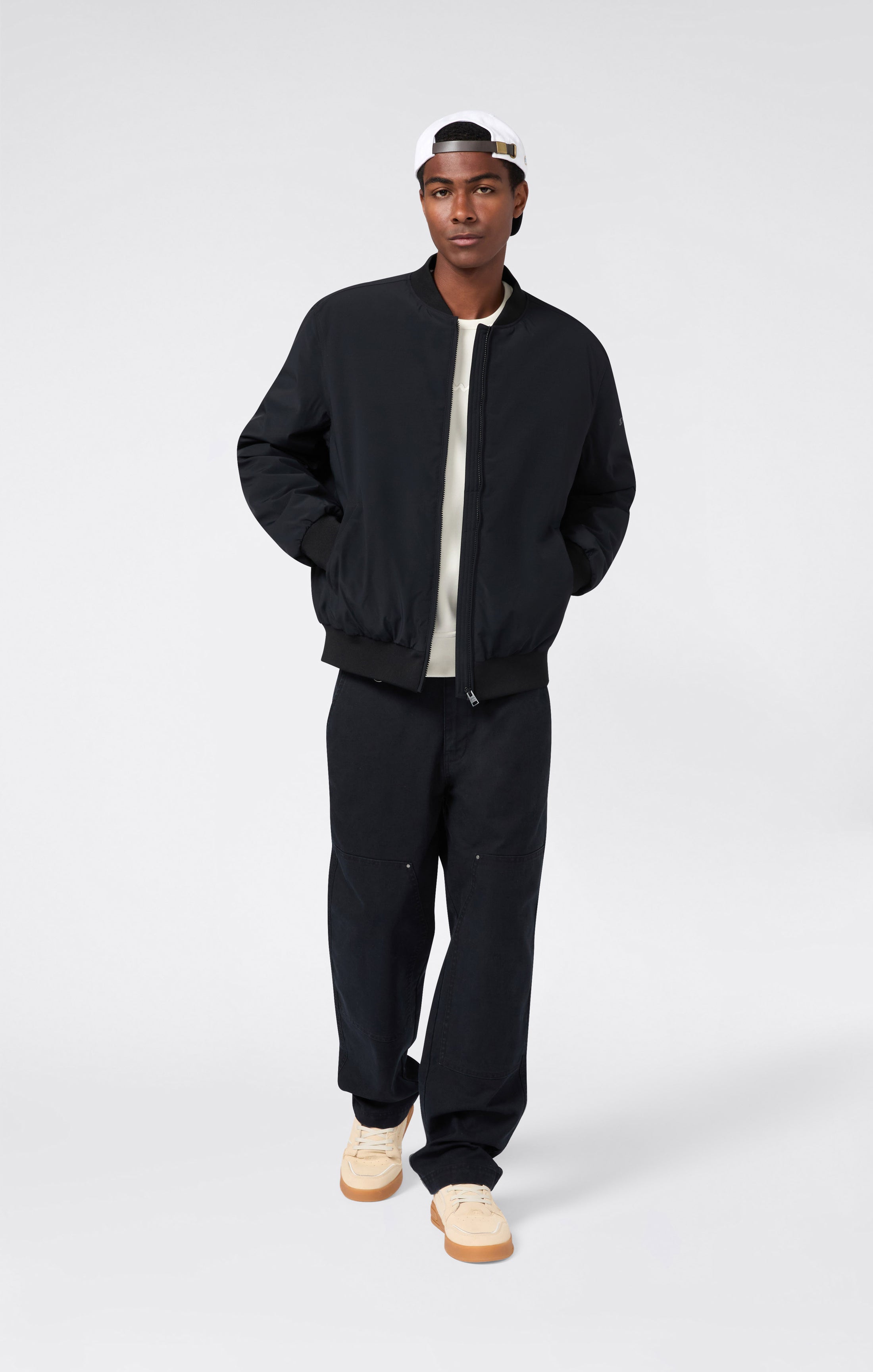 Pantalon en tissu à ourlet droit pour Homme