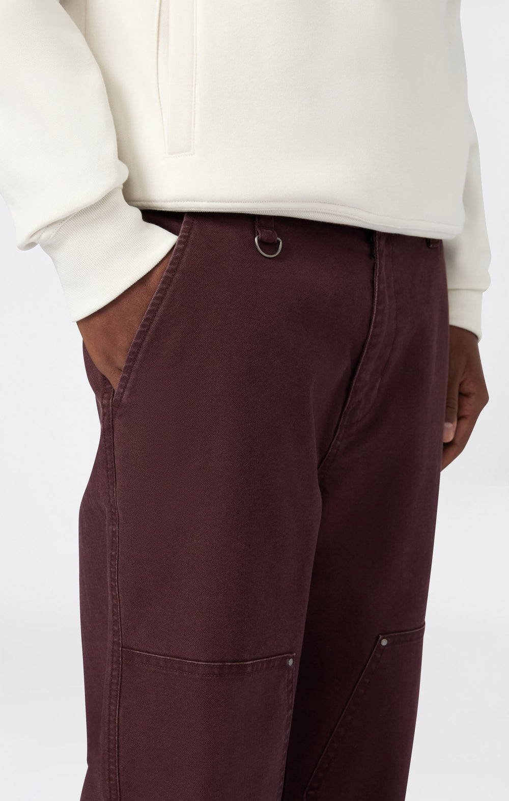 Gewebte Hose mit geradem Saum für Herren