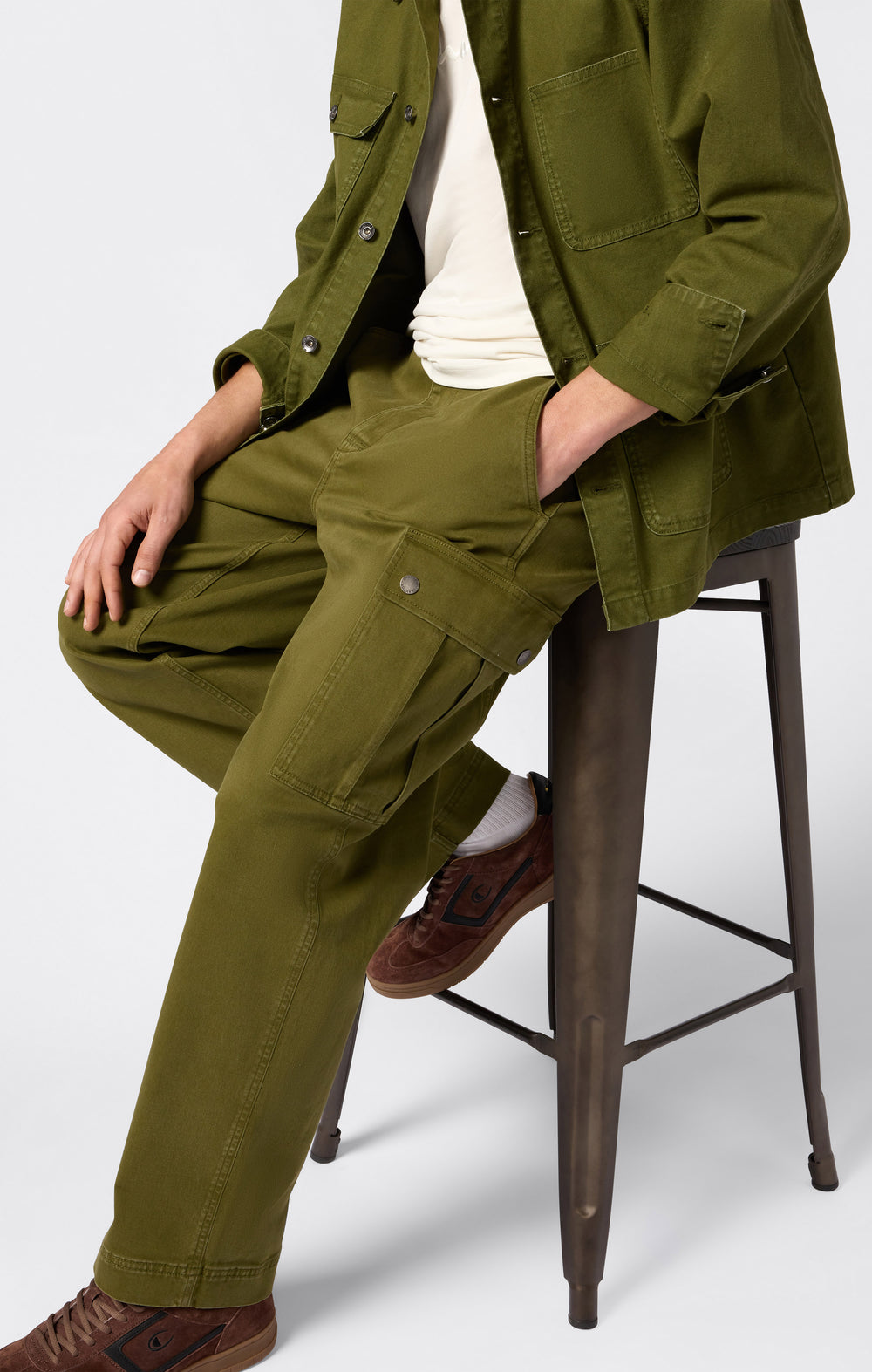 Gewebte Cargohose für Herren