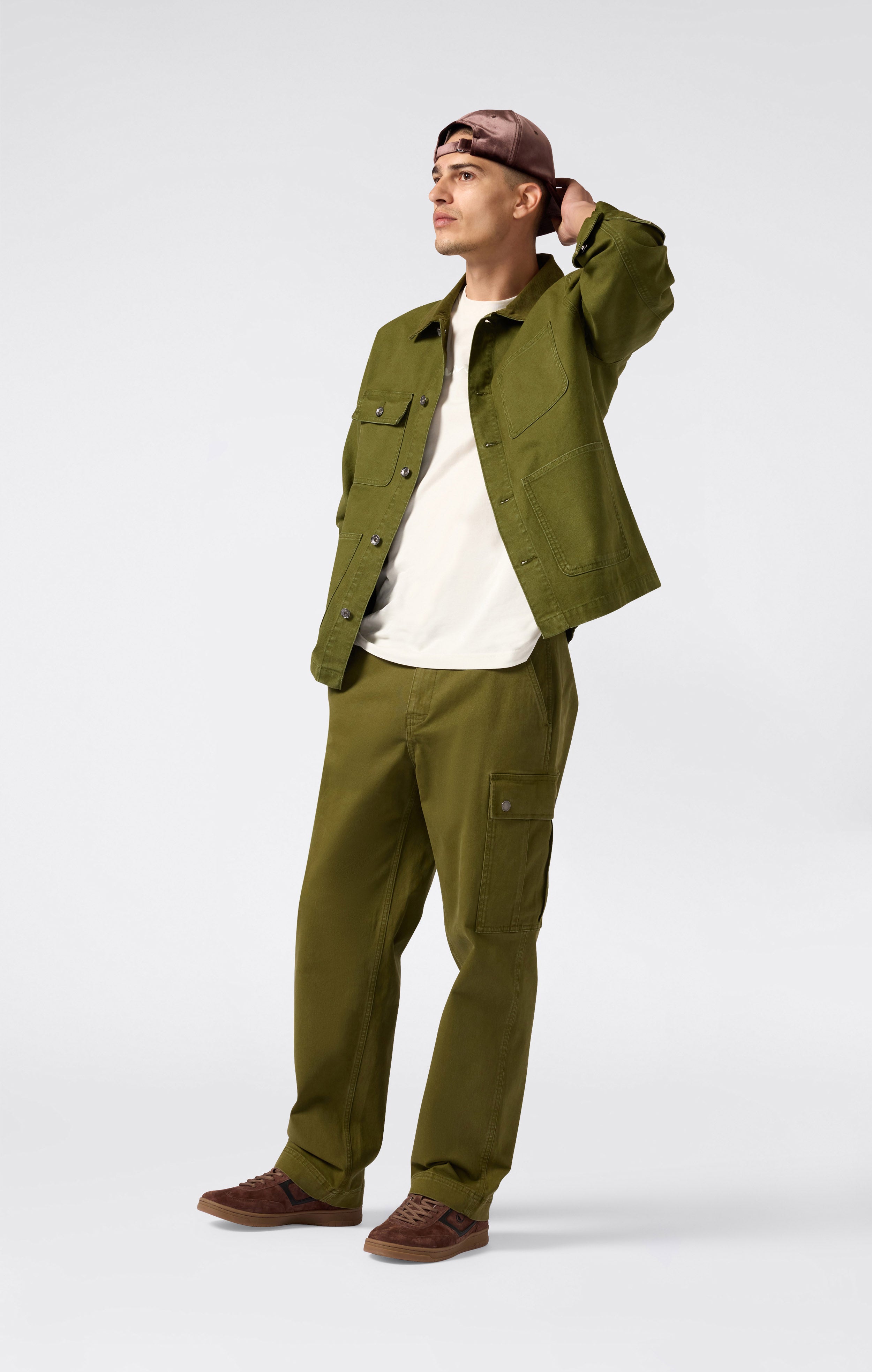 Pantaloni Cargo In Tessuto Da Uomo