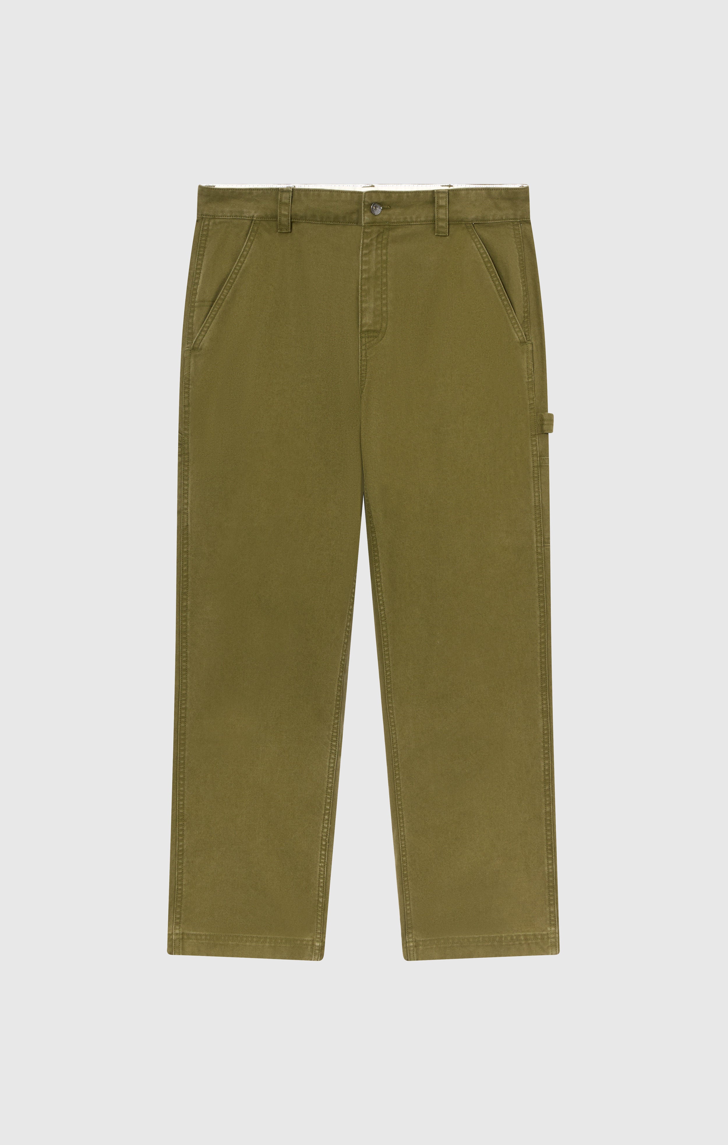 Gewebte Hose Mit Geradem Saum Für Herren