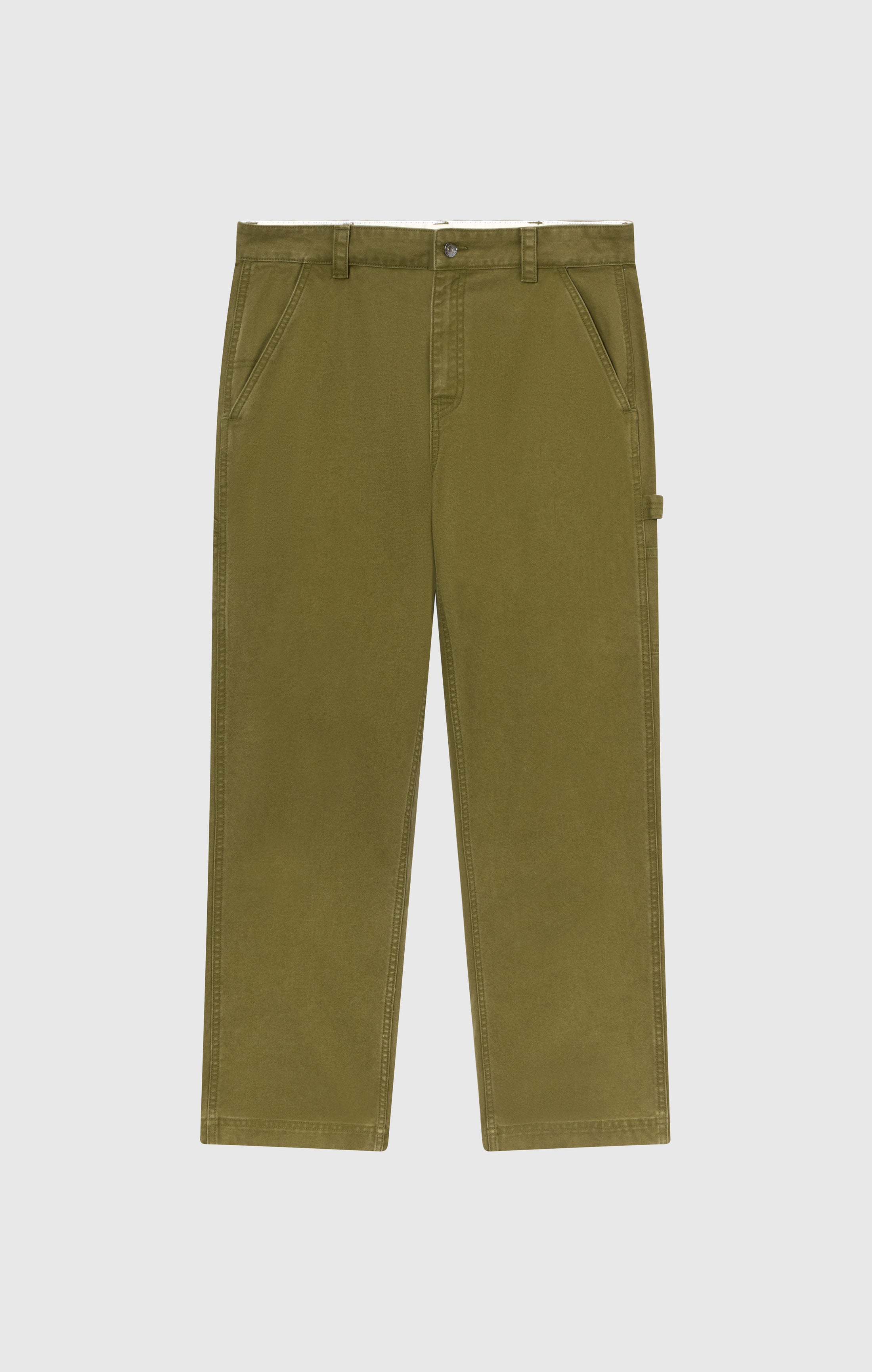 Pantaloni In Tessuto Con Gamba Dritta Da Uomo