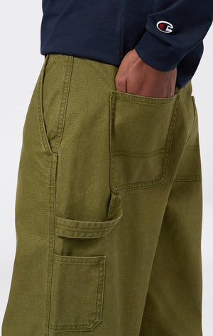 Pantaloni In Tessuto Con Gamba Dritta Da Uomo