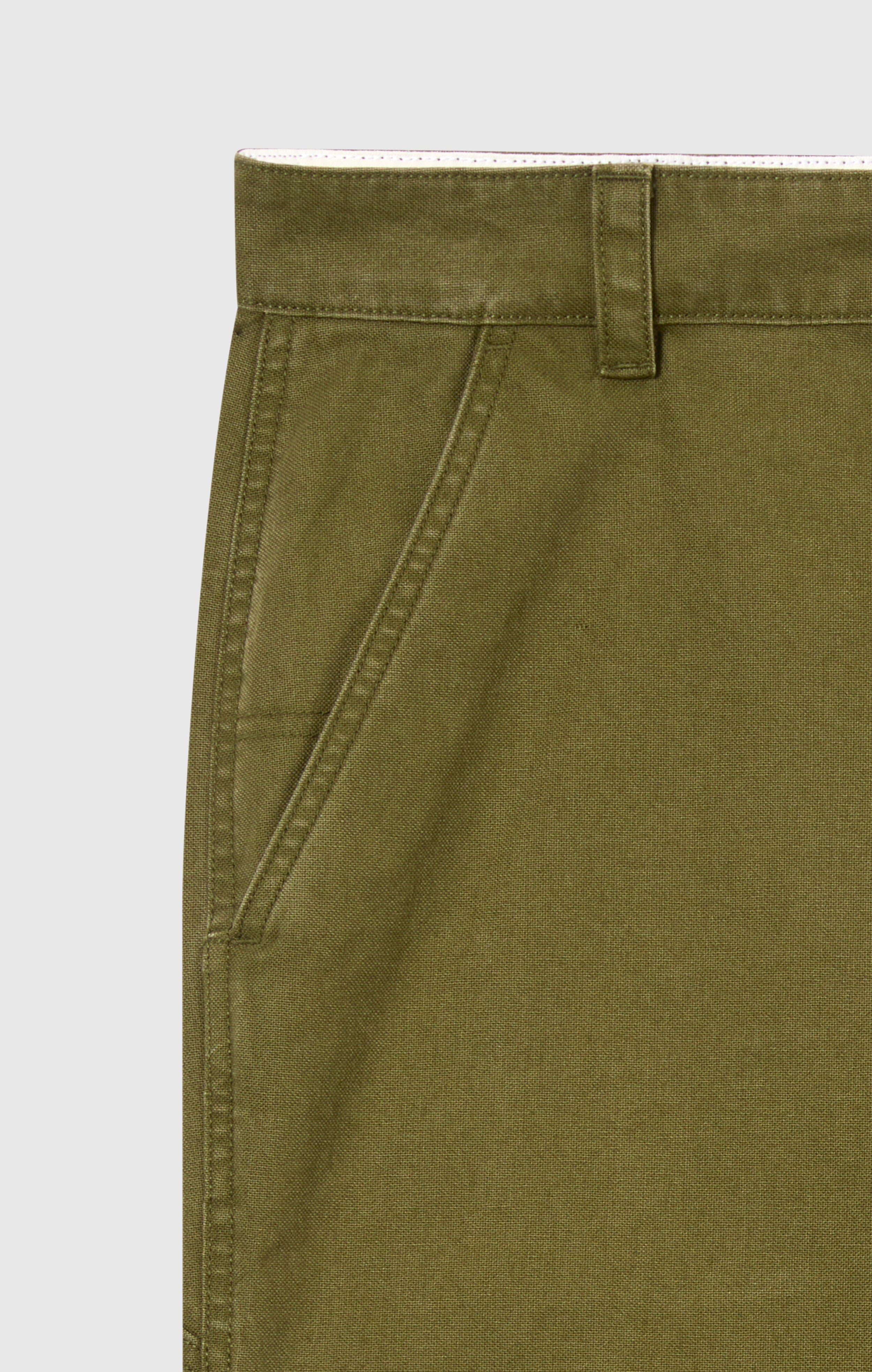 Gewebte Hose Mit Geradem Saum Für Herren