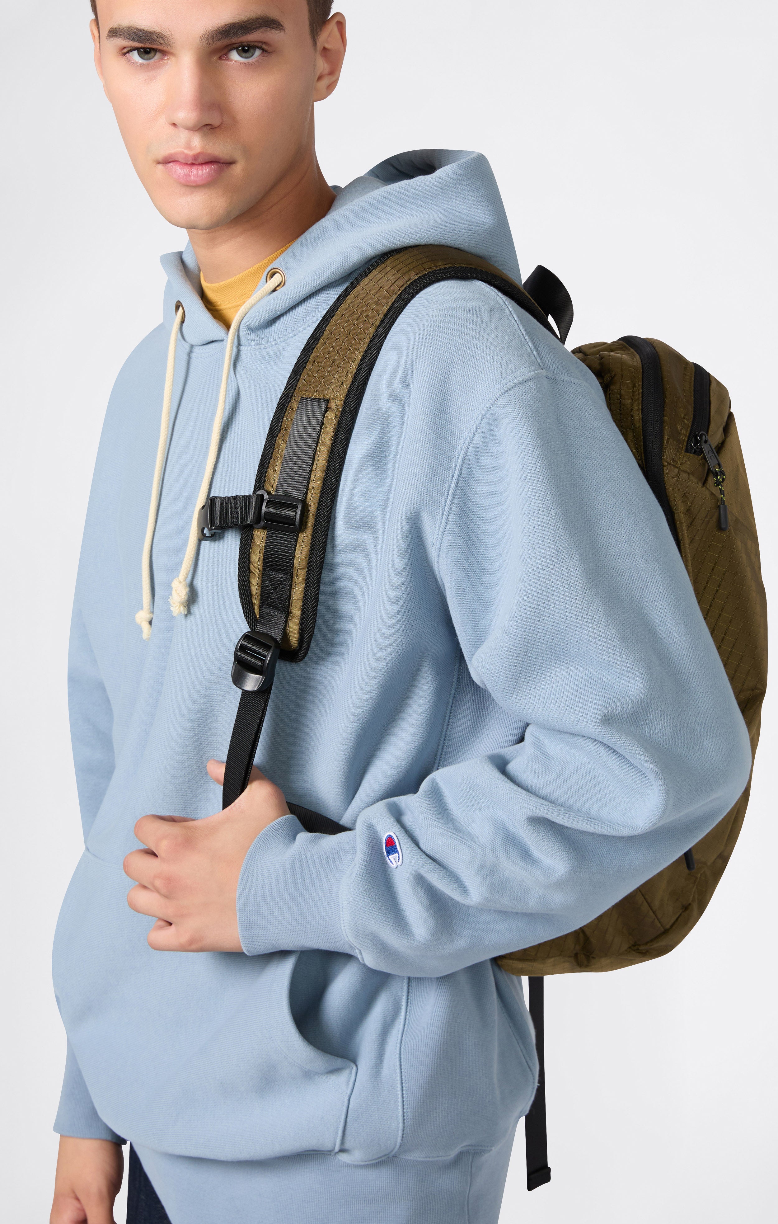 Men’s Lightweight Hooded Sweatshirt Reverse Weave