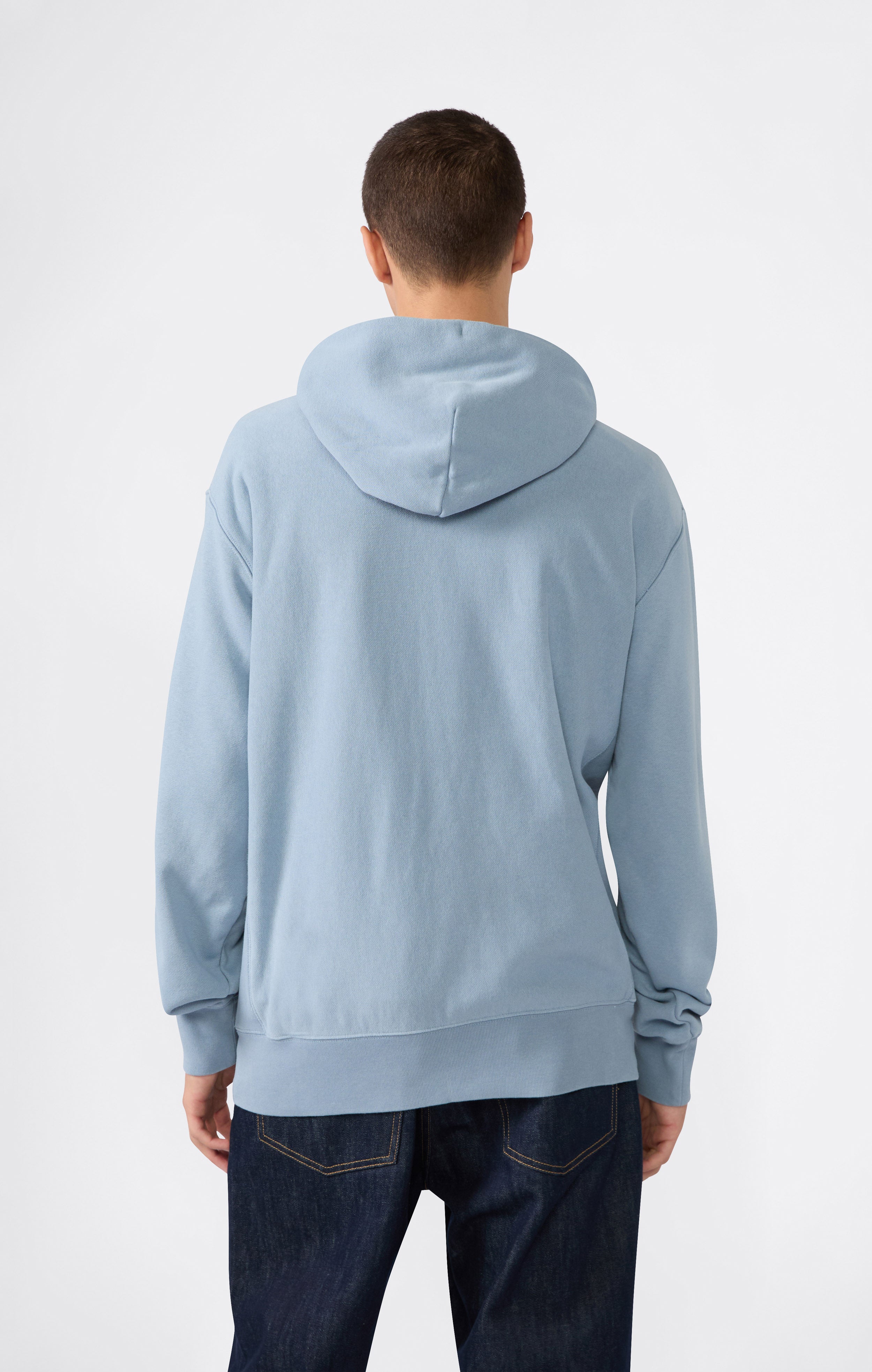 Men’s Lightweight Hooded Sweatshirt Reverse Weave