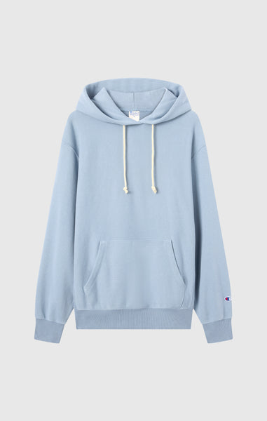 Felpa Leggera con Cappuccio da Uomo Reverse Weave