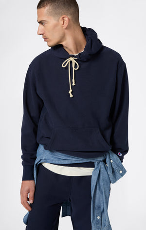 Men’s Lightweight Hooded Sweatshirt Reverse Weave