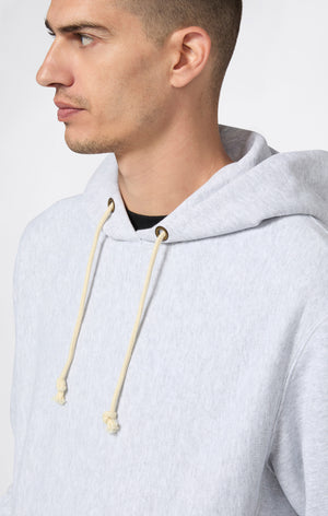 Leichter Herren Kapuzenpullover Reverse Weave