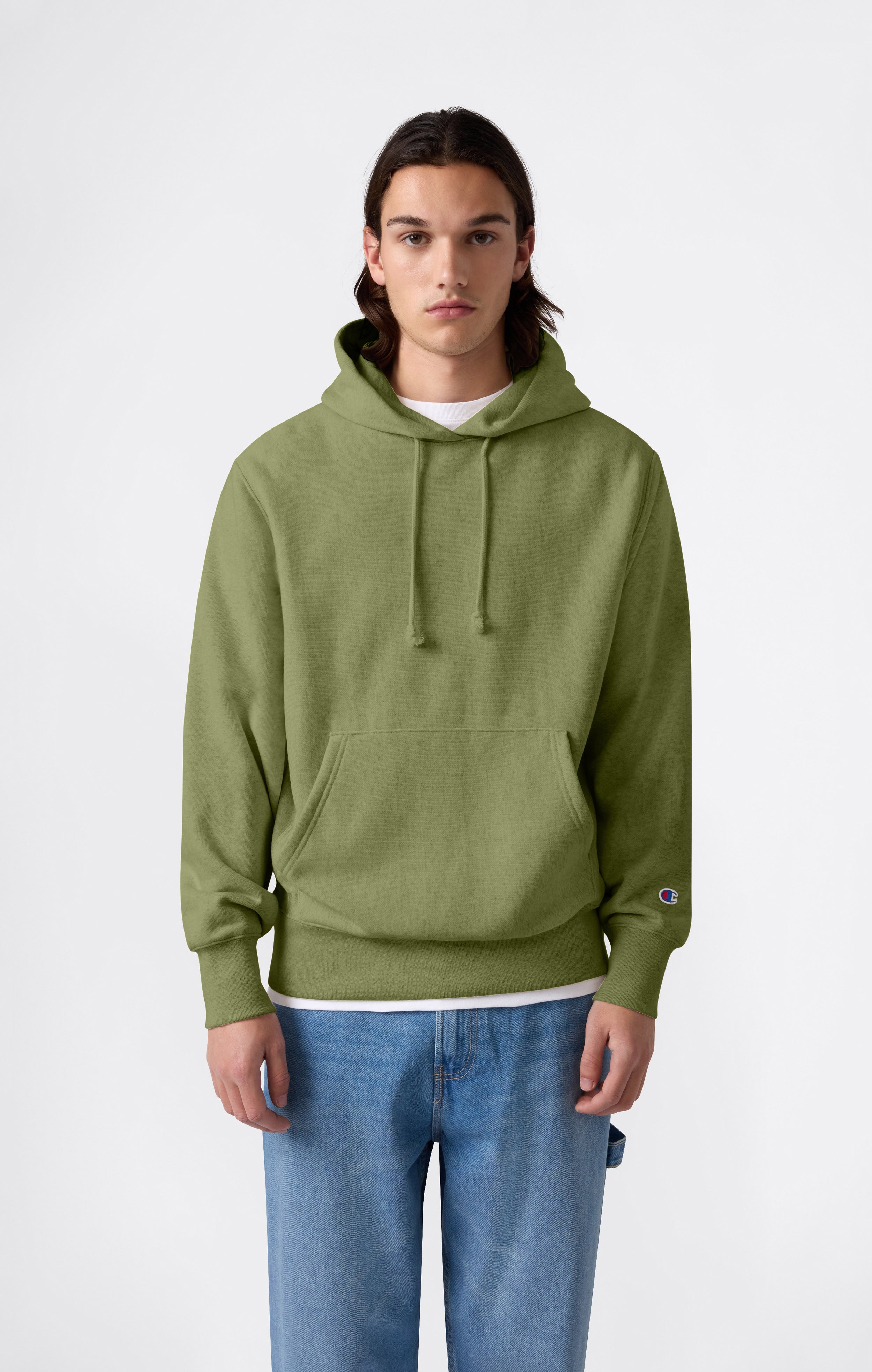 Men’s Lightweight Hooded Sweatshirt Reverse Weave