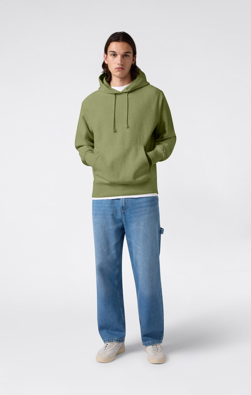 Men’s Lightweight Hooded Sweatshirt Reverse Weave