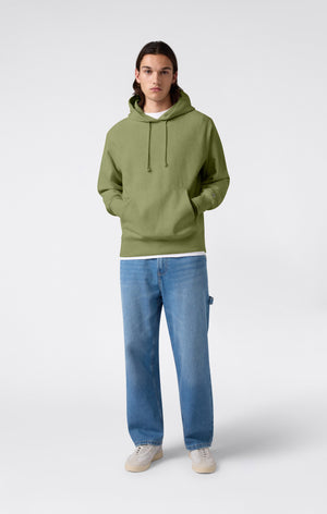 Men’s Lightweight Hooded Sweatshirt Reverse Weave