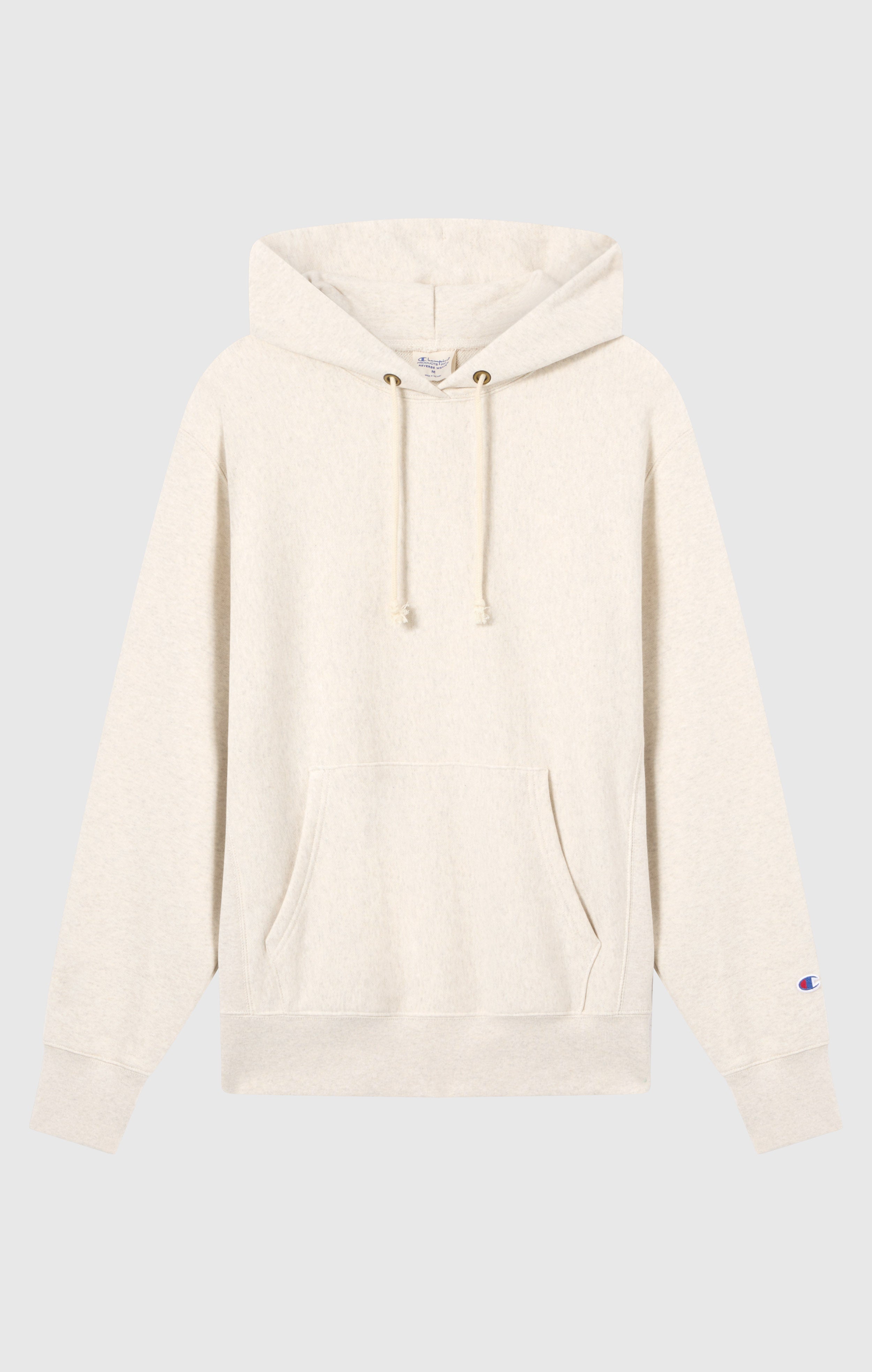 Felpa Leggera con Cappuccio da Uomo Reverse Weave