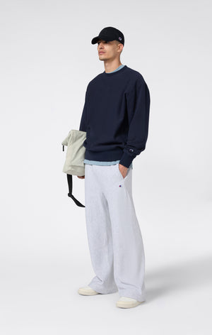 Leichter Herren Sweatshirt mit Rundhalsausschnitt Reverse Weave