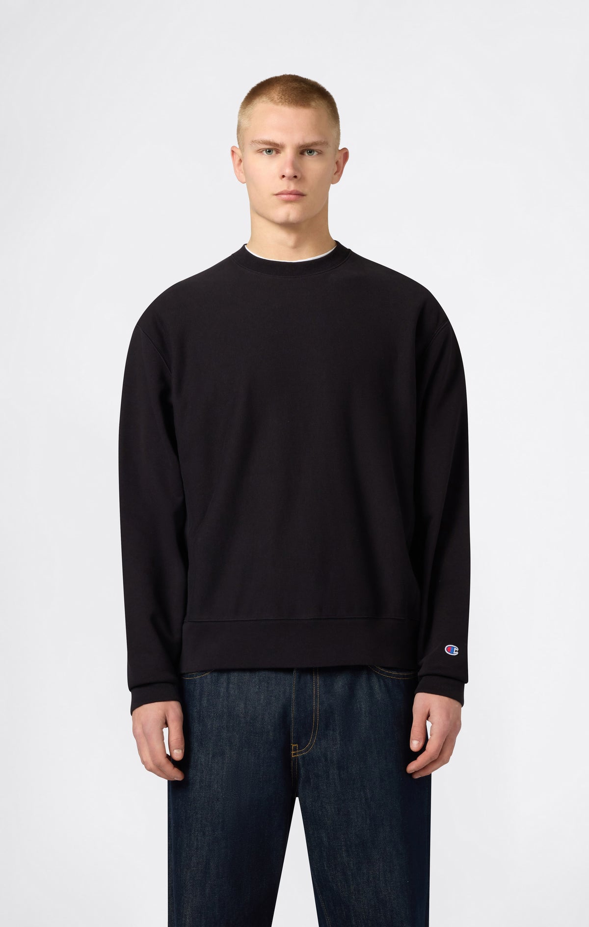 Sudadera Ligera de Cuello Redondo para Hombre Reverse Weave