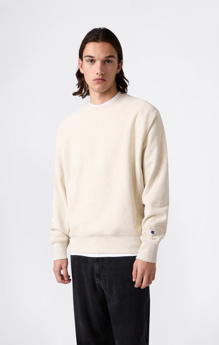 Felpa Leggera Girocollo da Uomo Reverse Weave