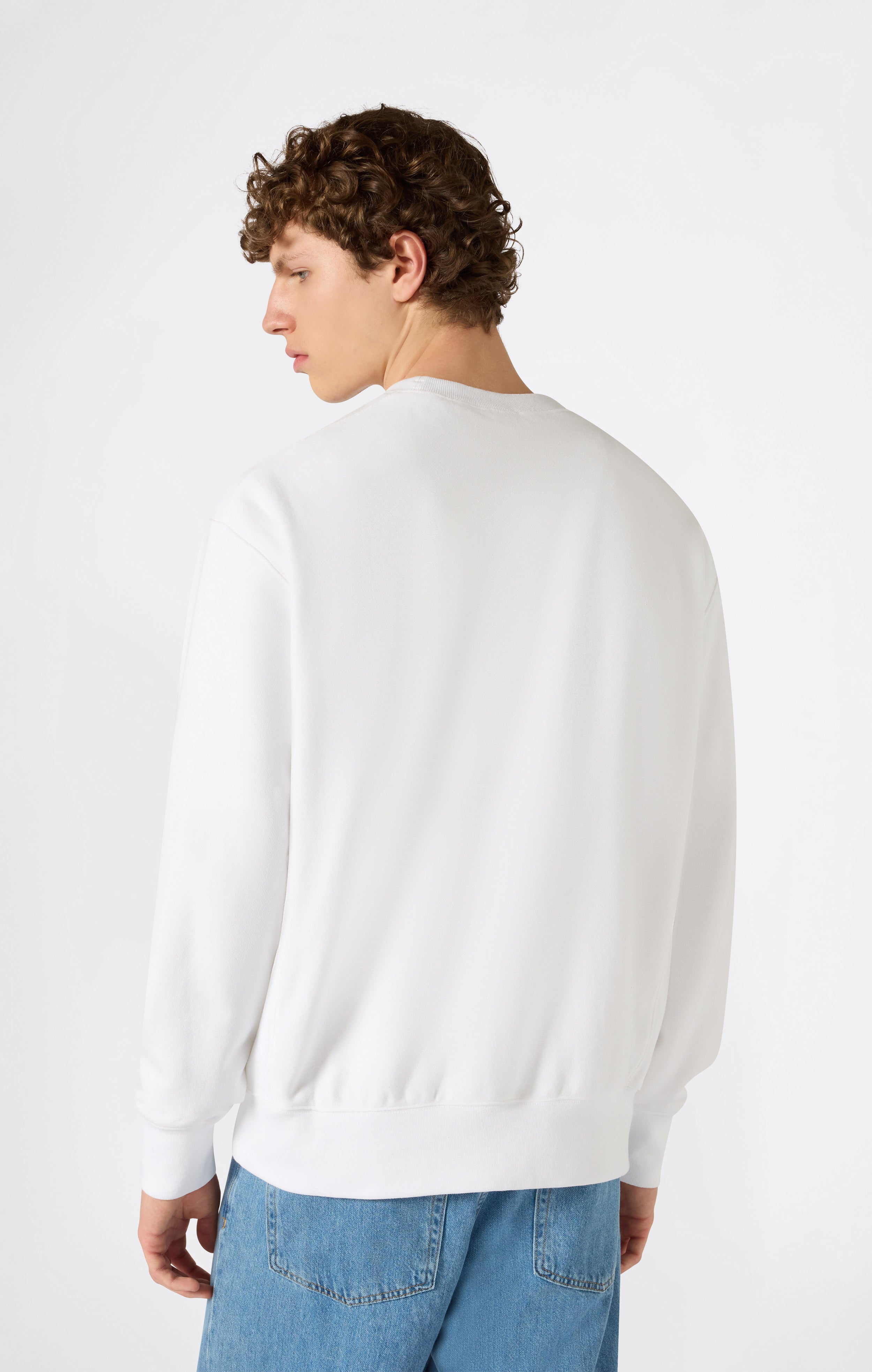 Sweat Léger Ras du Cou pour Homme Reverse Weave