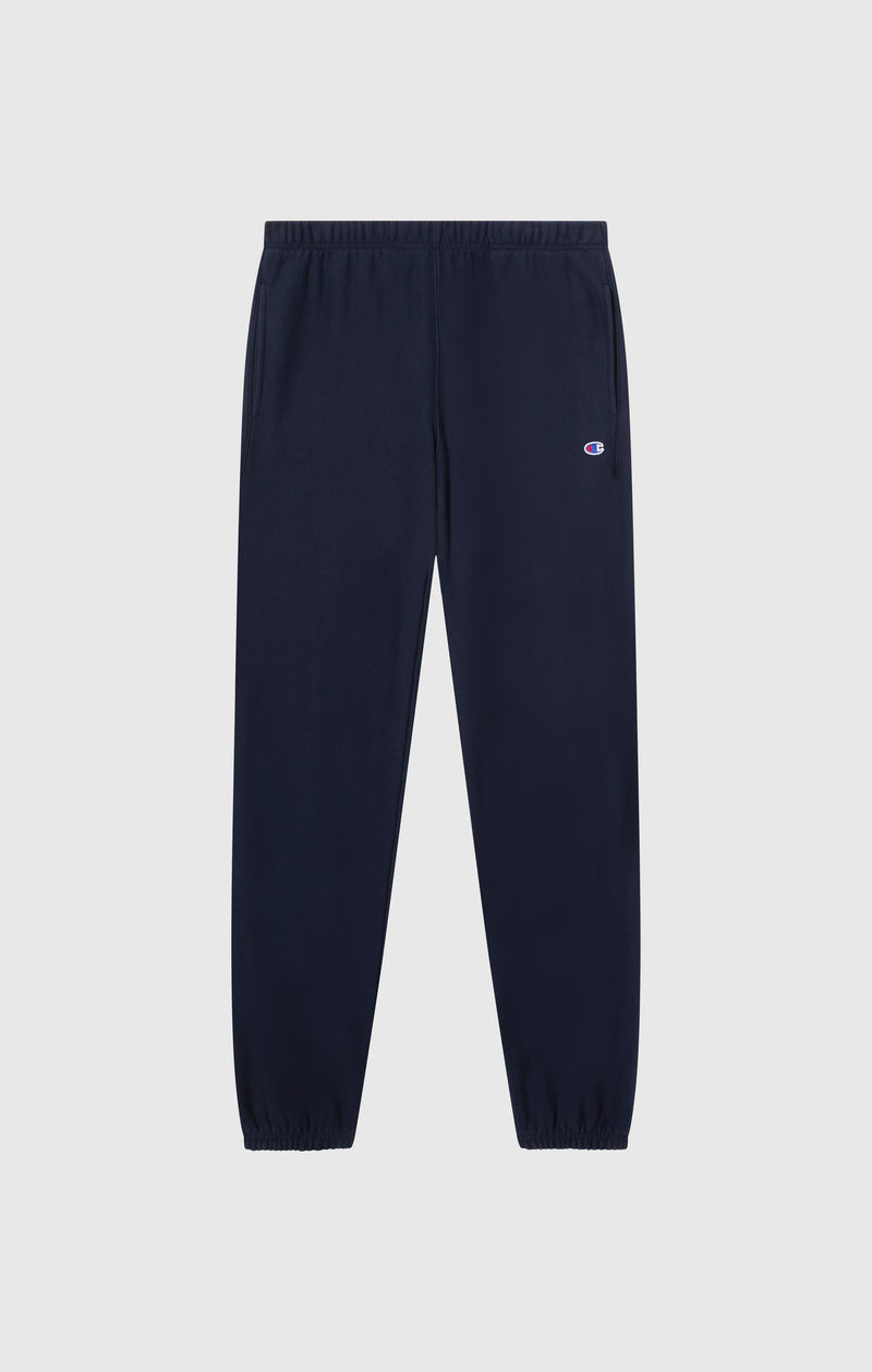 Pantaloni Joggers Leggeri da Uomo con Polsino Elasticizzato Reverse Weave