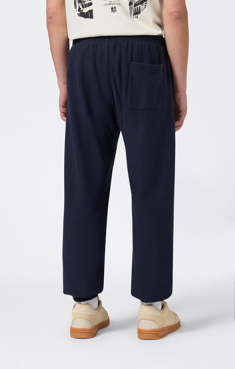 Pantaloni Joggers Leggeri da Uomo con Polsino Elasticizzato Reverse Weave