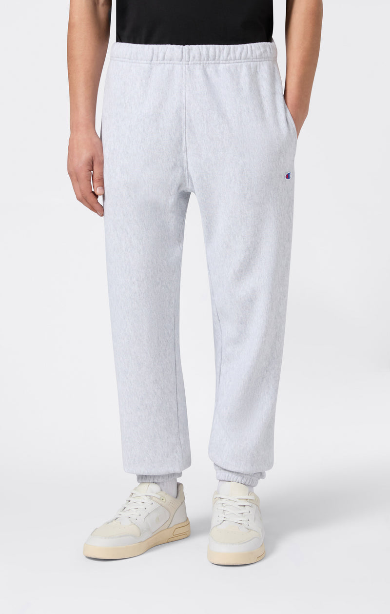 Pantaloni Joggers Leggeri da Uomo con Polsino Elasticizzato Reverse Weave