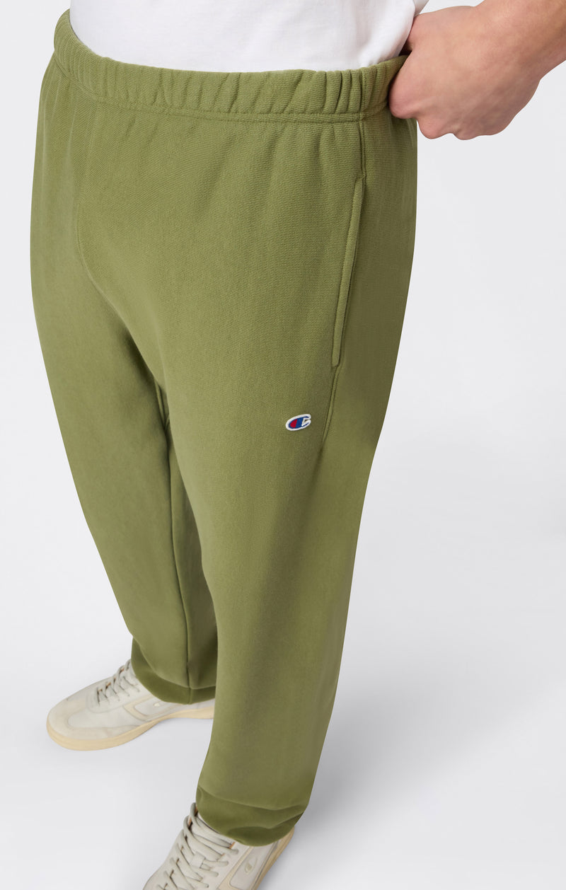 Pantaloni Joggers Leggeri da Uomo con Polsino Elasticizzato Reverse Weave