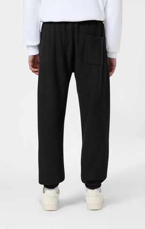 Pantaloni Joggers Leggeri da Uomo con Polsino Elasticizzato Reverse Weave