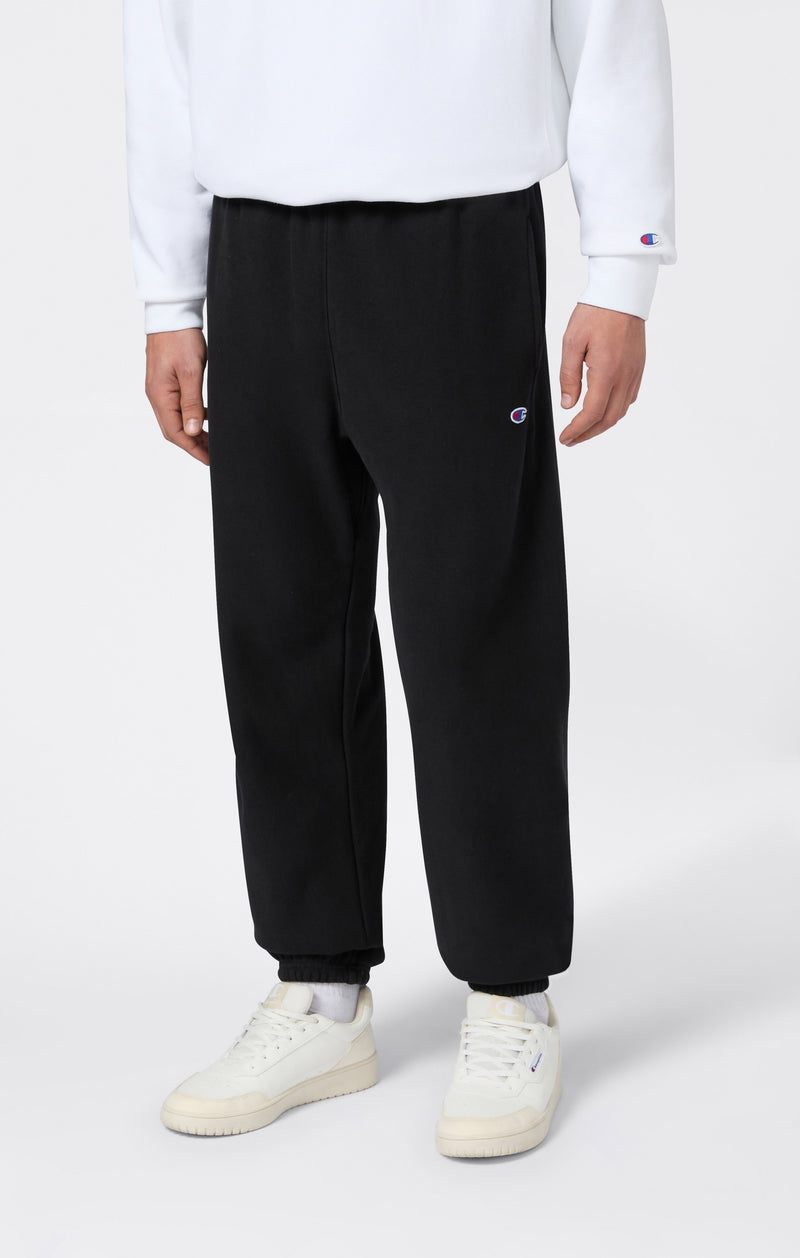 Pantaloni Joggers Leggeri da Uomo con Polsino Elasticizzato Reverse Weave
