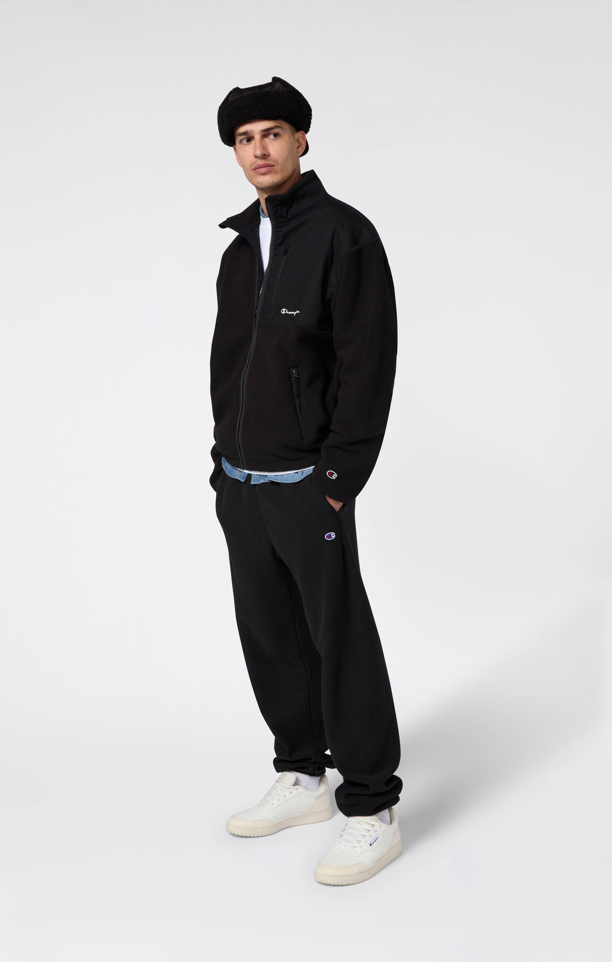 Men’s Lightweight Jogger Pants with Elastic Cuff Reverse Weave