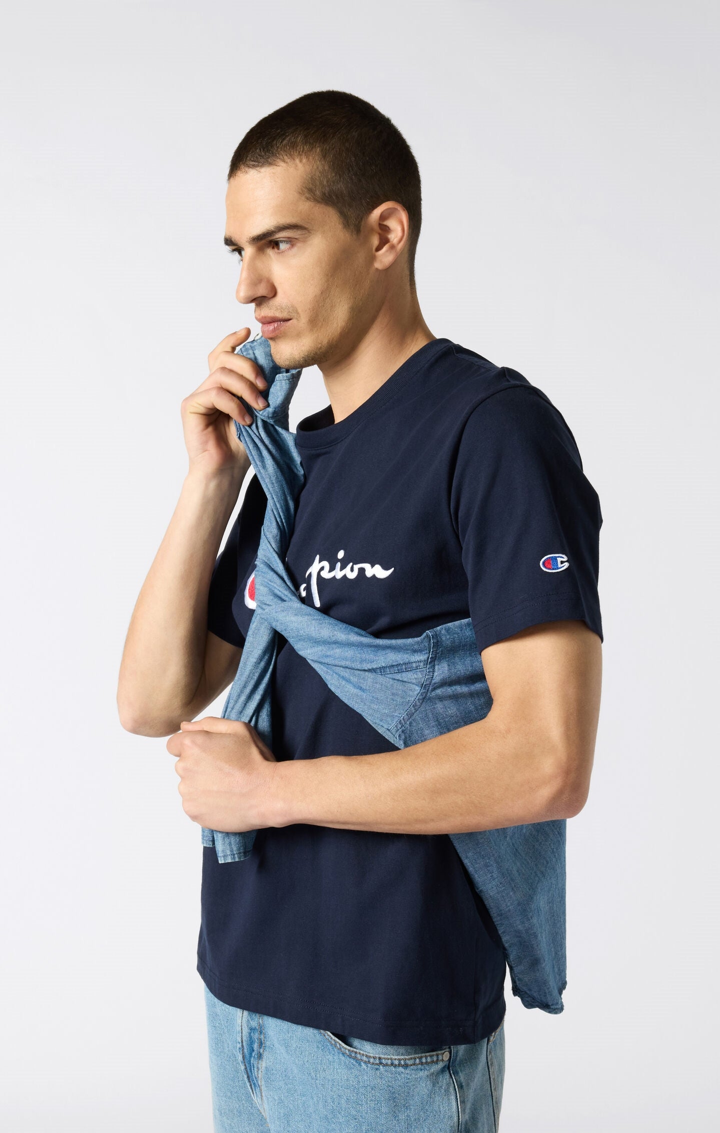 T-shirt Uomo in Jersey di Cotone Pesante