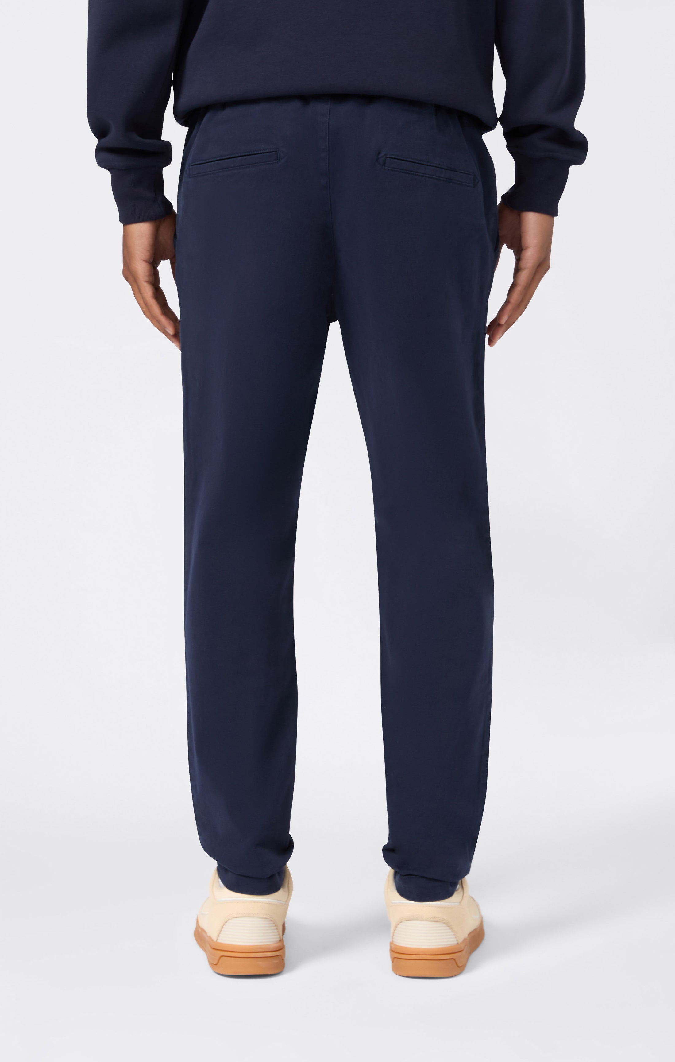 Pantaloni In Tessuto Con Gamba Dritta Da Uomo