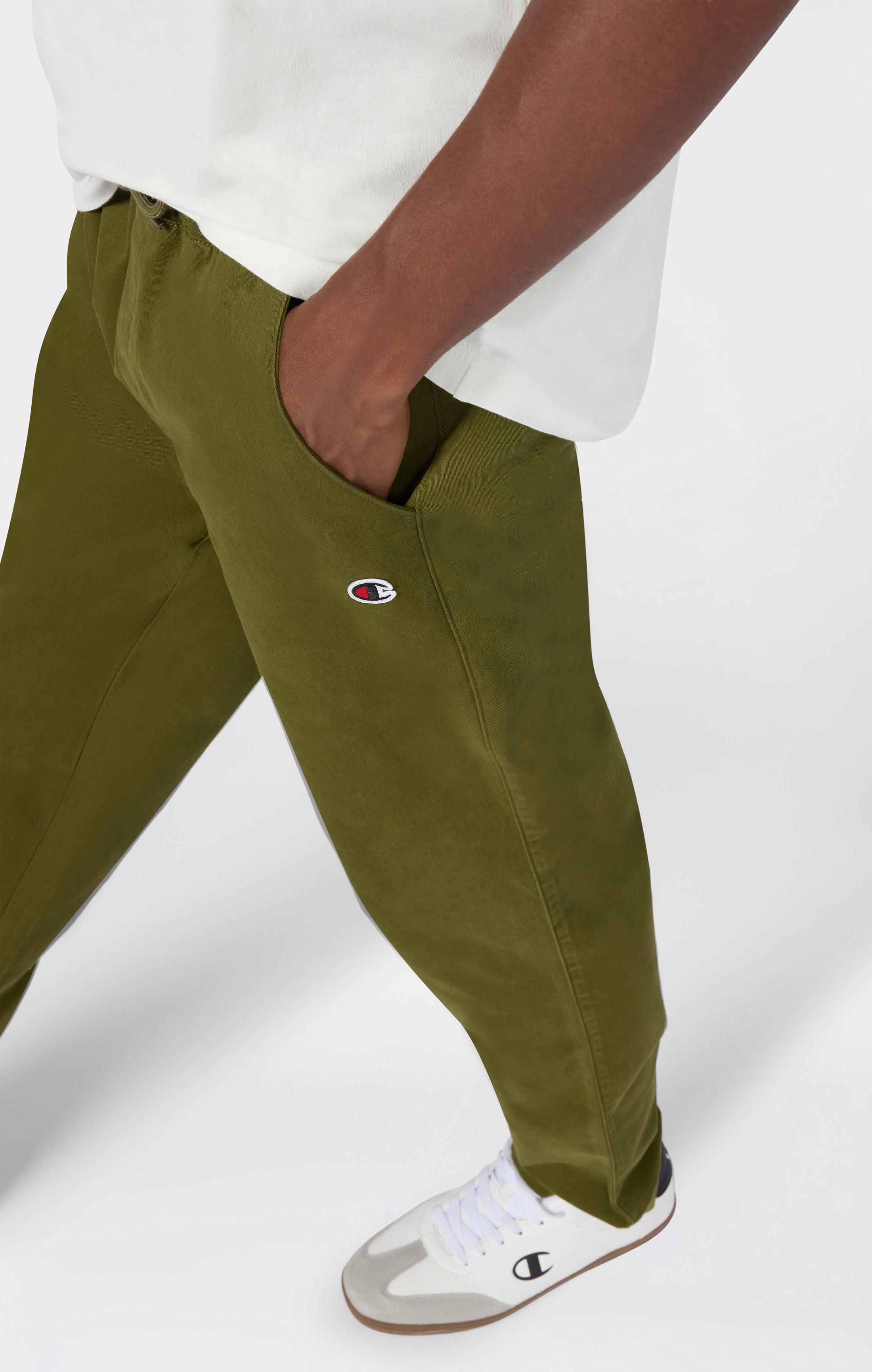 Pantaloni In Tessuto Con Gamba Dritta Da Uomo