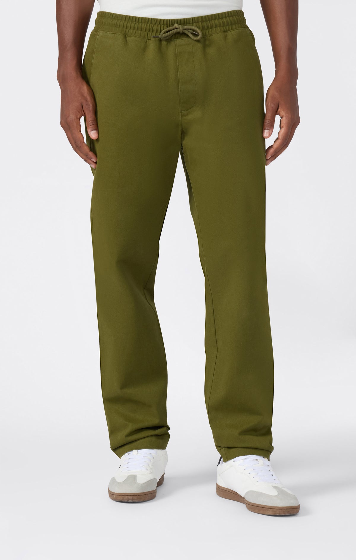 Gewebte Hose Mit Geradem Saum Für Herren