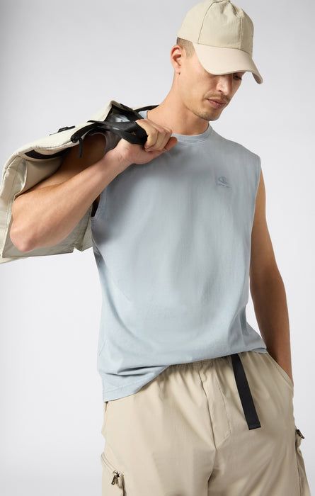 Camiseta sin Mangas para Hombre de Corte Relajado