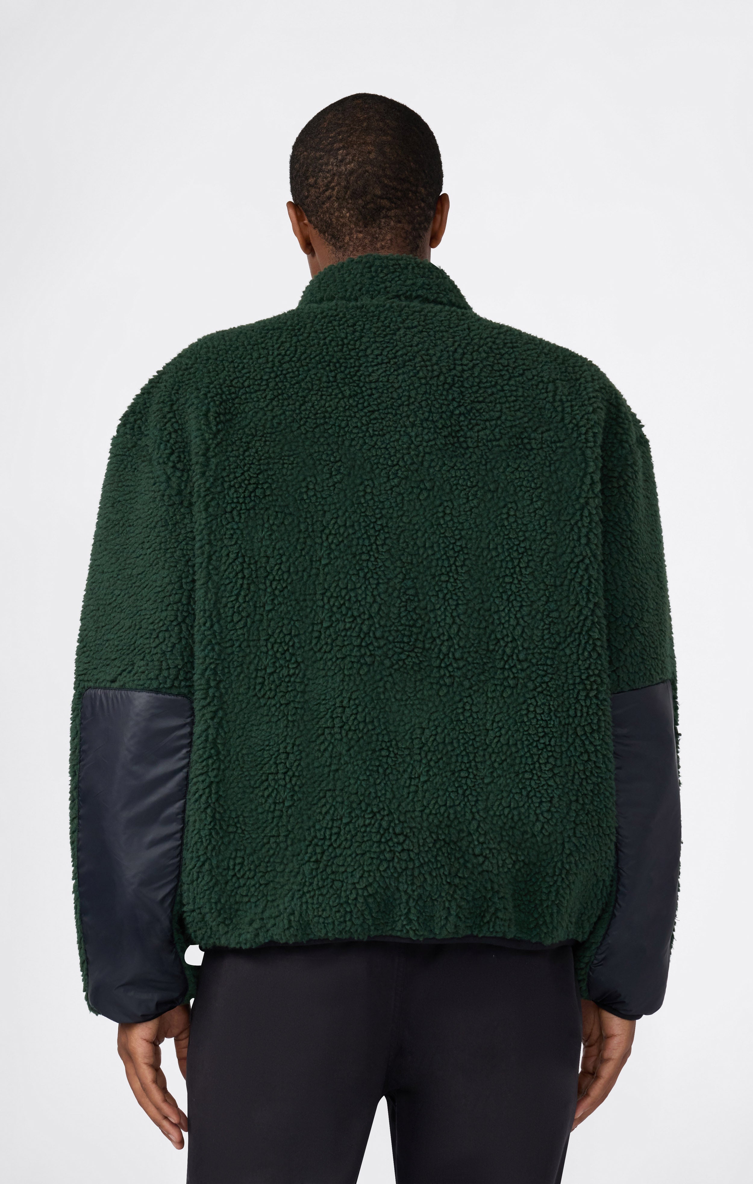 Giacca Polar Teddy con Zip Intera da Uomo