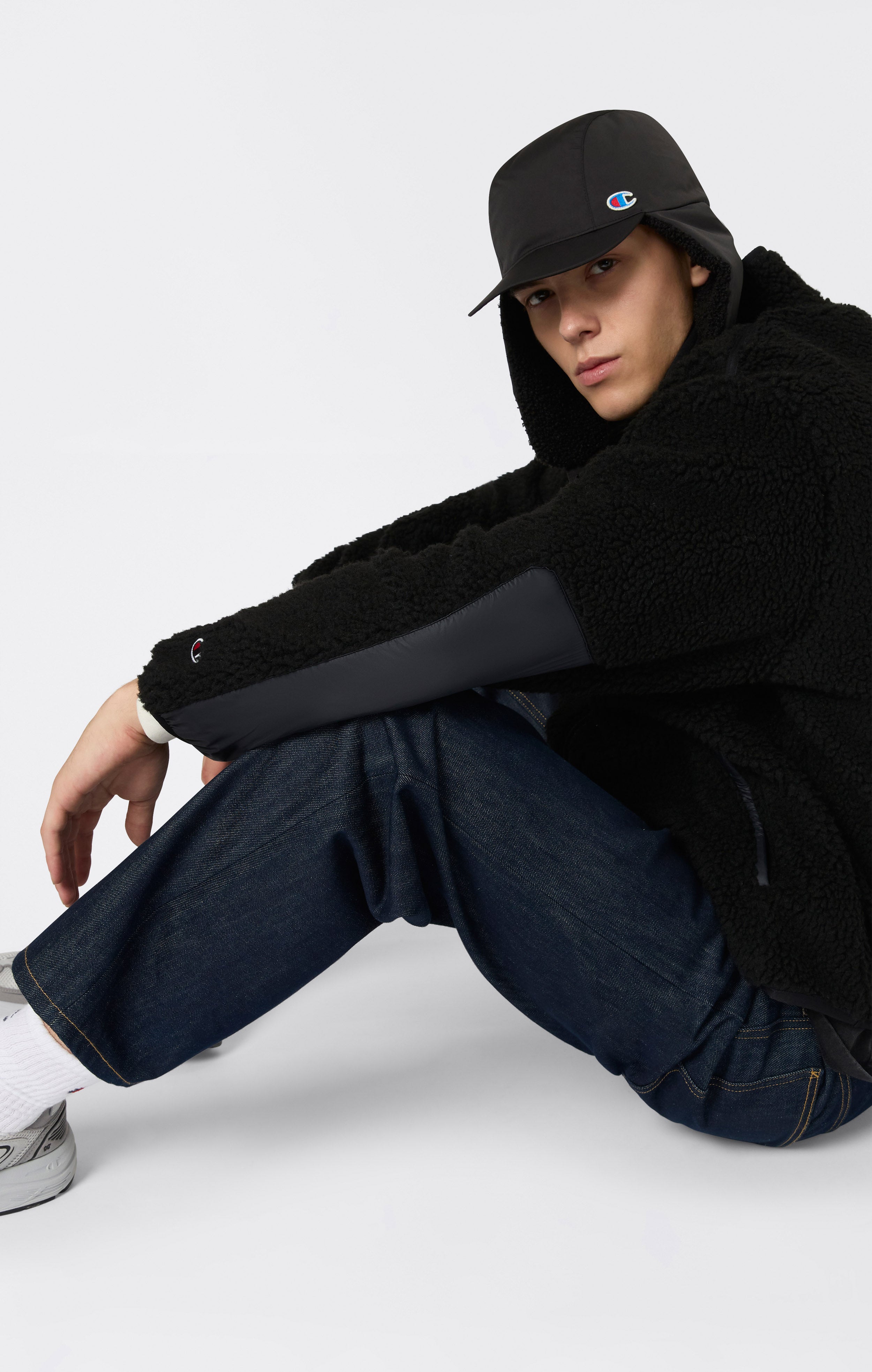 Giacca Polar Teddy con Zip Intera da Uomo