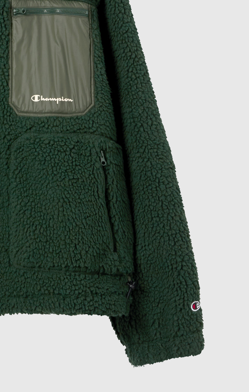 Men’s Full Zip Polar Teddy Hooded Jacket