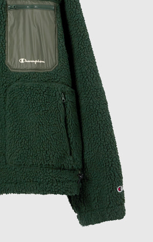 Men’s Full Zip Polar Teddy Hooded Jacket