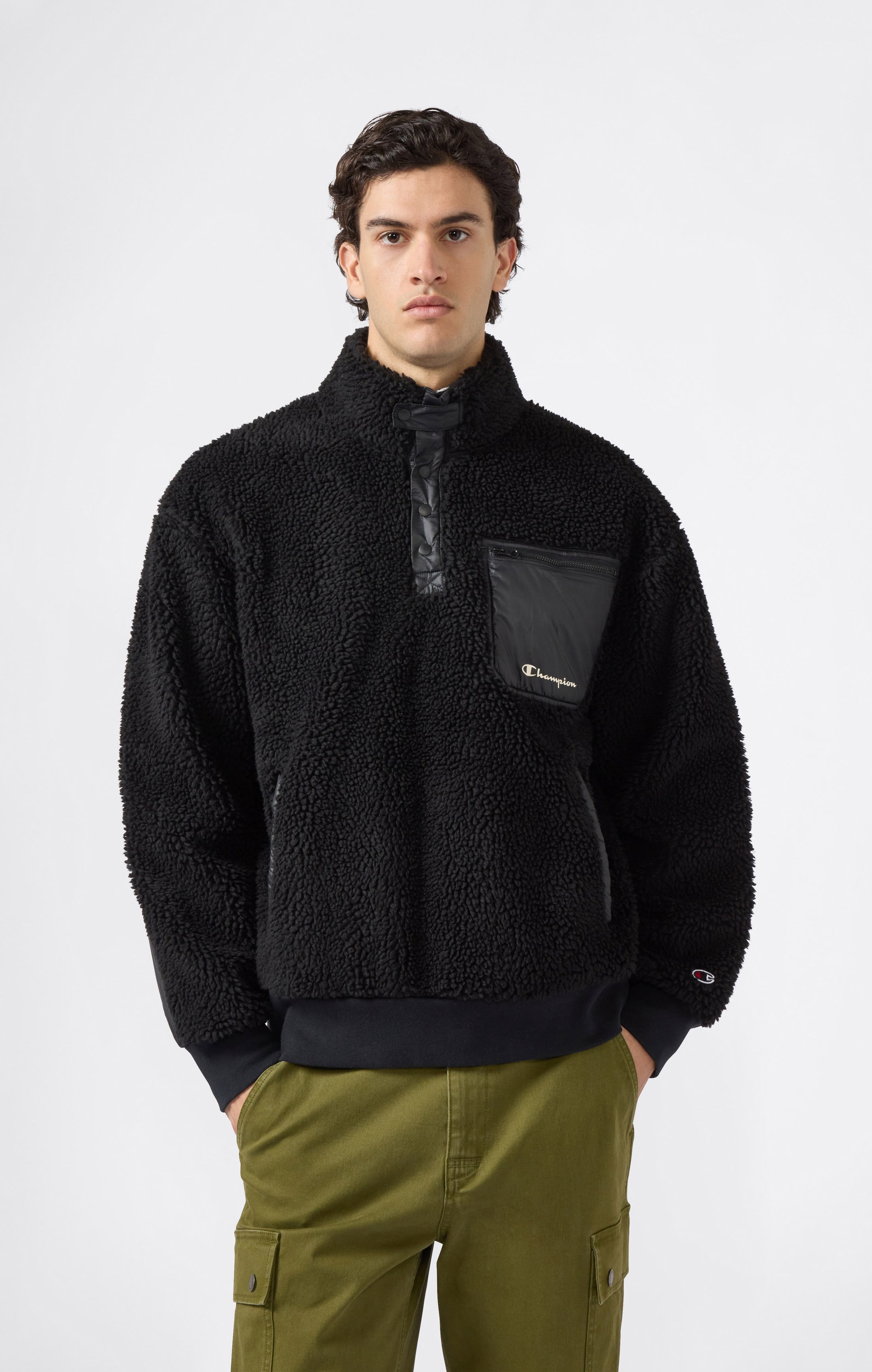 Haut Teddy Zippé 1/2 Homme