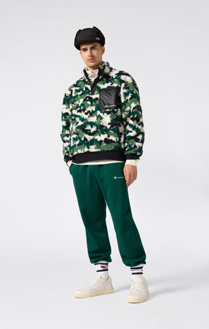Men’s Polar Teddy Half-Zip Printed Top